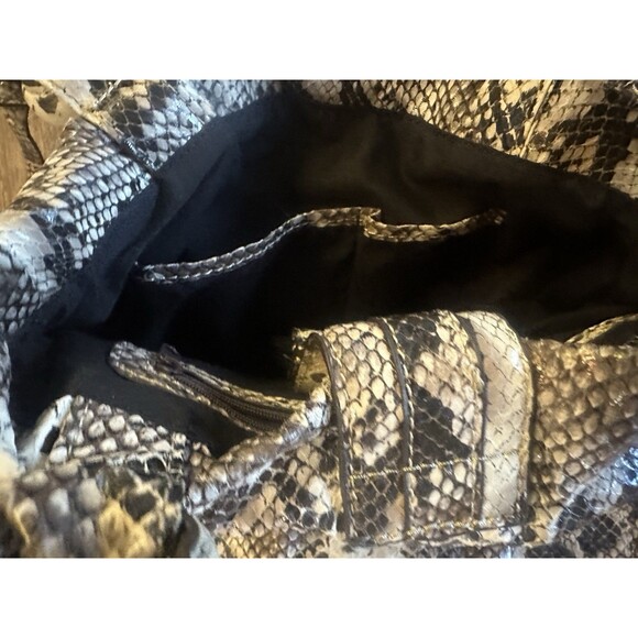 Chaps Python Purse Shoulder Snakeprint - Picture 8 of 8